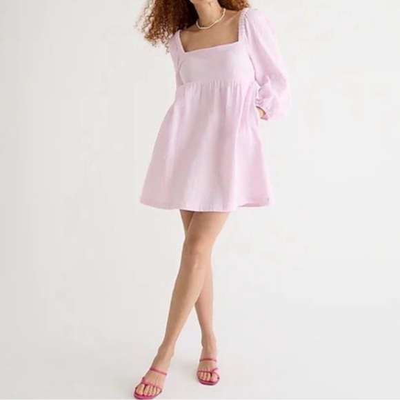 J. Crew Dresses & Skirts - J. Crew Square Neck Soft Gauze Dress, Frosty Lavender,  Medium